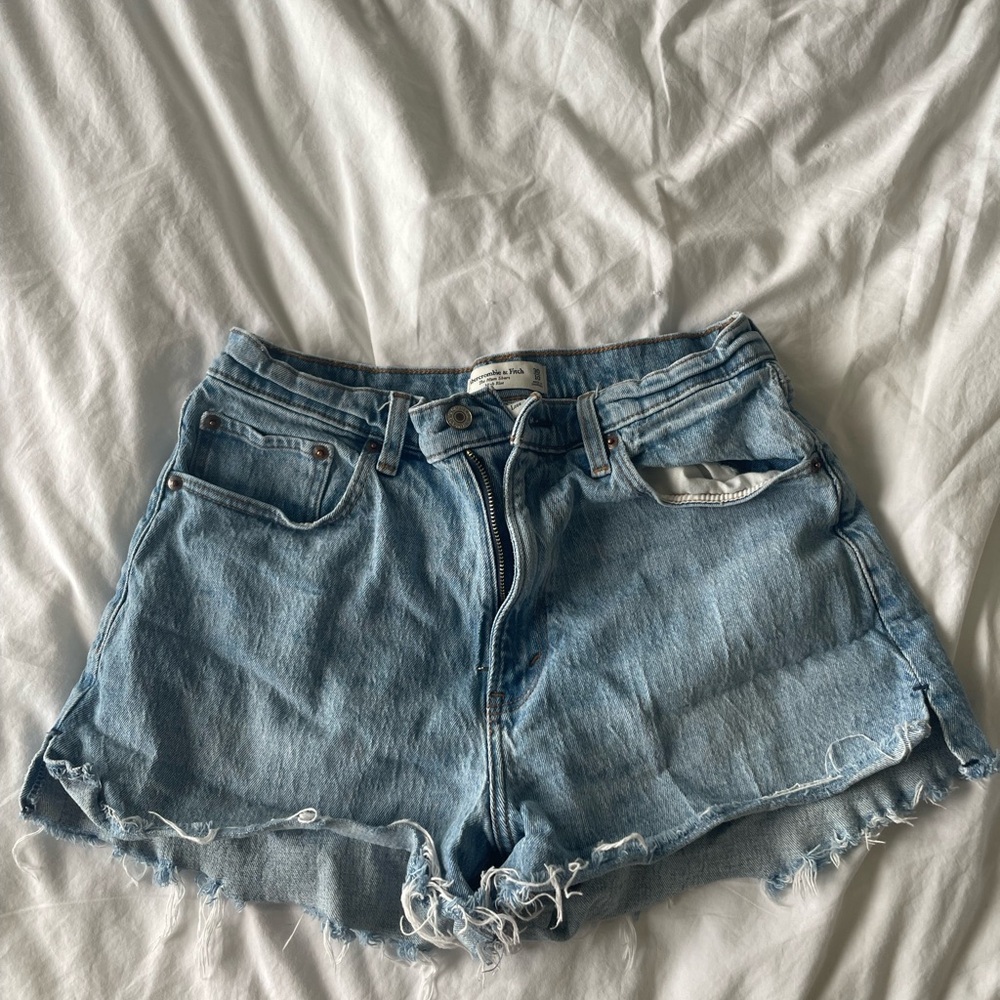 Abercrombie & Fitch High Rise Jean Shorts